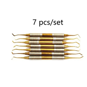 Premium 7Pcs Dental Composite <b>Resin</b> Filling Spatula Set Stainless Steel Non-Stick Reuse Autoclavable <b>Resin</b> Filling Sculpting <b>Kit</b> - Product Image 2