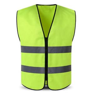Chaqueta DE SEGURIDAD reflectante de alta visibilidad OEM para hombres y mujeres, chaleco para trabajadores de la construcción con bolsillos, cremallera, ropa de seguridad frontal - Product Image 1