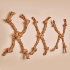 Juguetes ecológicos para mascotas, cuerda natural de cáscara de coco para que las mascotas lo muerdan, juguete mordedor al precio más bajo. - Product Image 2