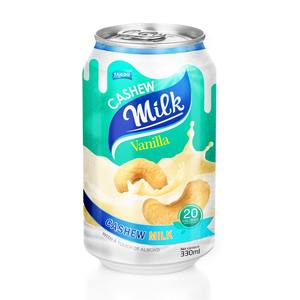 Boisson au lait de noix de cajou 330 ml, saveur originale vanille chocolat, boisson végétale, OEM, marque privée, sans produits laitiers, fournisseur de boissons saines - Product Image 4