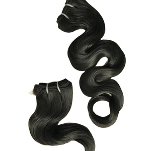 En gros Meilleure Qualité Temple Indien Non Transformés Remy Cheveux Bundles Vierge Cuticule Aligné Machine Double Trame de Cheveux Humains - Product Image 1