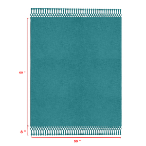 High Quality Cotton Throw <b>Blanket</b> With Fringes Design for Home Decor Eco Friendly Cotton Thorw at Factory price. - Product Image 5