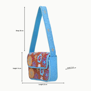 Beaded Shoulder <b>Bags</b> for Women, Girls Evening Purse Floral Embroidery Bohemian Women's Shoulder Glass Beaded Handbag Wholesale - Product Image 2