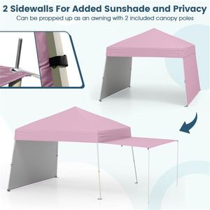 14 X 9.2 FT Pop up <b>Canopy</b> <b>Tent</b> in Pink Color - Product Image 4