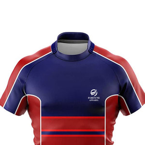 Camiseta de Rugby para Hombre, Manga Corta, Transpirable, 100% Poliéster, Ropa Deportiva Cómoda, Corte Regular, Duradera, Tallas Grandes, para Entrenamiento y Partidos - Product Image 3