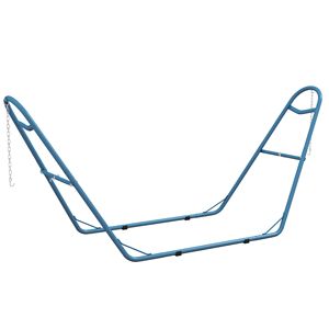 Base per Amaca Mobile Blu Cielo, Struttura in Acciaio Resistente, Adatta a Tutti i Climi, Regolabile e Supporta fino a 250 kg, Ideale per Hotel e Giardini - Product Image 1