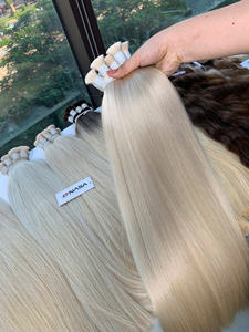 Extensiones de Cabello Virgen 100% Natural Sin Procesar a Precio Competitivo, Cabello Humano Vietnamita Doblemente Tramado, Puntas de Cabello Super Doblemente Tramadas - Product Image 3