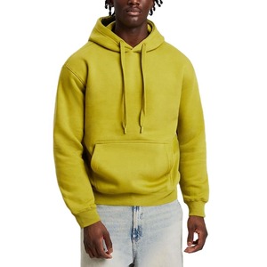 Men's Pullover <b>Hoodie</b> Polyester/Cotton Fleece Fabric Regular Fit Quick Dry Breathable Front Logo Position Winter Casual Style - Product Image 1