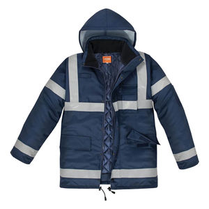 Ropa de Seguridad Industrial de Alta Visibilidad, Chaqueta Impermeable para Trabajadores con Visibilidad Nocturna, Precio Económico, Uniforme de Trabajo Clase 2 - Product Image 1