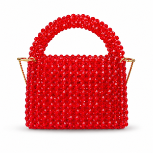 Luxury Handmade Crystal Bead Evening Bag for Women Fashion Mini Top Handle Party <b>Clutch</b> Purse <b>Wedding</b> Handbag - Product Image 1