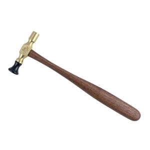 Brass Jewelry Setting Hammer With Wooden Handle For DIY Craft Use - Product Image 3
