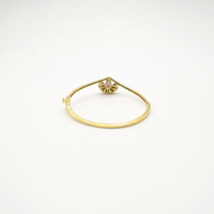 Bracelet en améthyste en forme de poire, taille 3x5, élégant, bijou fantaisie pour femme, pièce de collection de qualité supérieure - Product Image 4