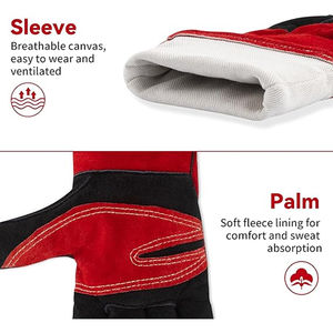 Gants de soudage de sécurité industrielle résistants à la chaleur, anti-boulochage, compatibles écran tactile, détection d'aiguilles, utilisation extérieure, haute qualité - Product Image 3