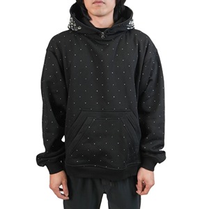 Sudadera con Capucha Extra Grande para Hombre, con Logotipo Personalizado al por Mayor, 100% Algodón, Estilo Retro, Lavada, Sudadera con Capucha de Gran Gramaje, OEM ODM - Product Image 1