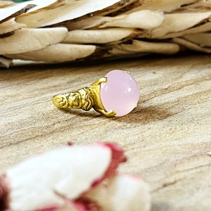 Latest Design Boho Gemstone <b>Ring</b> Vintage Brass <b>Ring</b> Women 18k Gold Plated Floral <b>Dainty</b> Statement <b>Ring</b> for Wholesale/OEM/ODM - Product Image 1