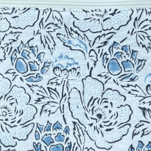 Protective Padded Luxurious Portable Laptop Sleeve Cotton Eco Friendly Handmade Jaipur Print Case <b>Quilted</b> Design Zipper Pockets - Product Image 2