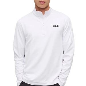 Sweat-shirt pour homme à col montant pour plus de confort, manches longues, prix avantageux pour les acheteurs en gros, coupe décontractée avec logo personnalisé - Product Image 1