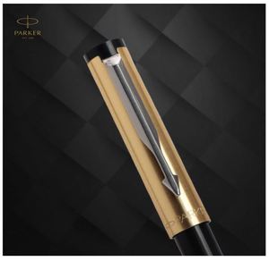 ปากกาโรลเลอร์บอล Parker Aster Essential สีดำพร้อมขอบโครเมียม พร้อมสมุดบันทึกปกแข็งพรีเมียม หมึกสีน้ำเงิน หัวปากกาขนาดกลาง – Luxury Gi - Product Image 2