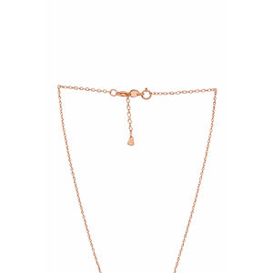 Collier pendentif papillon en argent sterling 925 plaqué or rose avec zircone cubique pour femme Revalia, léger et élégant, cadeau idéal - Product Image 3