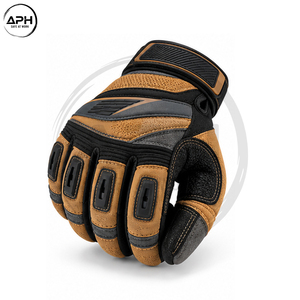 Guantes Mecánicos Negros Resistentes, Guantes de Trabajo Profesionales con Palma Texturizada, Construcción Multipanel, Protección Completa para las Manos - Product Image 5