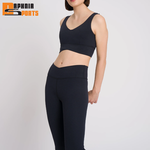 Ensemble de yoga pour femmes 2 pièces, mode sportive, taille élastique, anti-transpiration, écologique, grandes tailles, vêtements de yoga personnalisés - Product Image 2