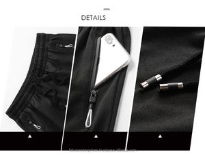 Summer New Cotton Casual Shorts Hommes Poches latérales Zip Outdoor Running Loose Shorts Hommes Haute Qualité Fashion Print Short Pants - Product Image 5