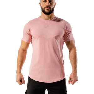 Camiseta Deportiva de Compresión para Hombre, Corte Ajustado, Manga Corta, Cuello Redondo, Spandex/Nylon, Secado Rápido, para Entrenamiento de Alto Rendimiento - Product Image 3