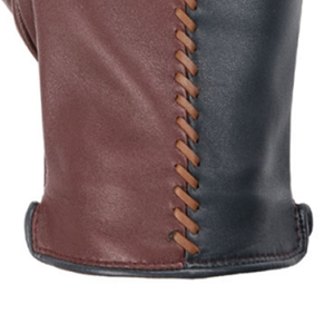 Guantes de Moda de Cuero para Invierno, Guantes de Moda de Cuero de Piel de Oveja de Alta Calidad, Guantes de Moda de Cuero con Dedos Completos - Product Image 3