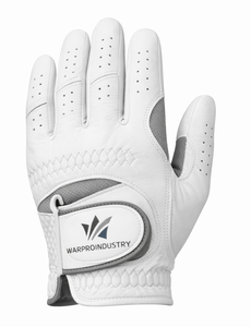 Gant de golf Warproindustry, style unique, main droite, cuir véritable, respirant, fermeture auto-agrippante, unisexe, usage sportif - Product Image 1