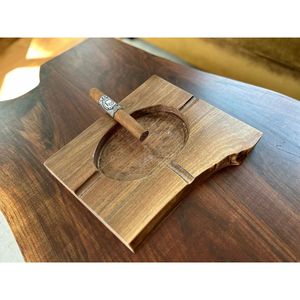 Cenicero de Madera de Lujo Hecho a Mano para Decoración de Mesa de Fumadores - Product Image 6