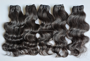 Extensiones de cutícula alineada de grado 12A vietnamita virgen 100% al por mayor mechones de trenzado frontal de cuerpo sin procesar indio - Product Image 4