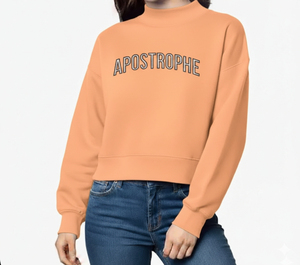 High Quality Cotton Fleece Oversized Mock Neck <b>Sweatshirt</b> for Women Drop Shoulder Loose Boxy Fit Custom Design Women Cotton - Product Image 1