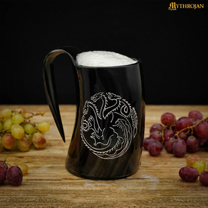 Mug en corne de Viking de haute qualité, nouveau design, tasse en céramique, accessoires pour bar, fête, bière - Product Image 2