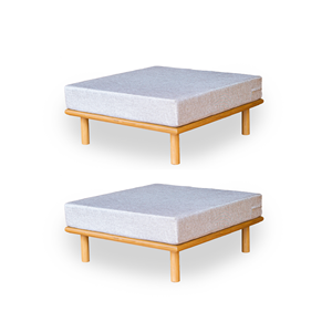 Sofá individual de patio de madera de teca de primera calidad, estilo moderno y ecológico, adecuado para sala de estar, hecho en Indonesia. - Product Image 2