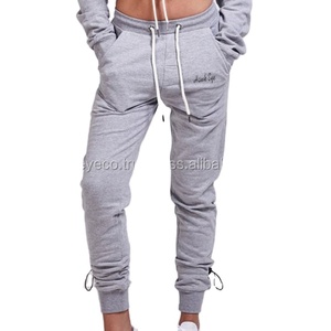 Matin de haute qualité en cours d'exécution Style ample vêtements d'entraînement taille corde conception pantalons de sport Joggers pour les femmes - Product Image 1