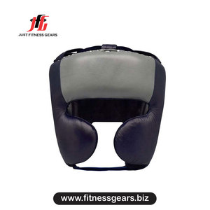 Just Fitness Gears PU Boxing <b>Head</b> Guard Lace-Up for Adults Martial Arts <b>Training</b> - Product Image 1