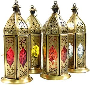 New Design Color Iron <b>Glass</b> <b>Lantern</b> Handmade Eco-Friendly Moroccan <b>Lantern</b> Festive Decor Gold <b>Lantern</b> Decorative Candle <b>Lantern</b> - Product Image 6