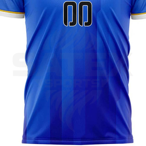 Venta al por Mayor de Camisetas de Fútbol Sublimadas de Alta Calidad, Diseño Personalizado, Uniforme Vintage de Fútbol, Spandex/Poliéster de Secado Rápido - Product Image 4