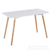 Table basse moderne en bois, table ronde de salon au design minimaliste pour la maison, le café et l'appartement