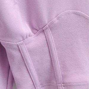 เสื้อพูลโอเวอร์ผ้าฟลีซหนาน้ำหนักมากสำหรับผู้หญิง พร้อมปักโลโก้ตามสั่ง สำหรับผู้ค้าปลีกแฟชั่นสตรีทแวร์ในสหรัฐอเมริกา - Product Image 6