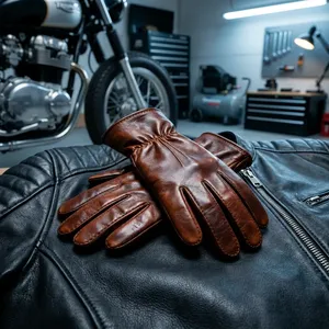 Premium Black Cowhide Leather Driving <b>Gloves</b> for Men and <b>Women</b> with Adjustable Wrist Strap and Comfortable Winter Warmth - Product Image 5