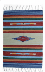 Alfombras/Corredores Florales Modernos Hechos a Mano de Algodón al por Mayor - Lavables y Reversibles, Pelo Mediano, Grosor Personalizable - Product Image 2