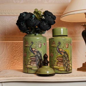 Chelsea House Blue White Song Leaf Ginger <b>Jar</b> Mediterranean Style <b>Jar</b> <b>Large</b> - Product Image 6