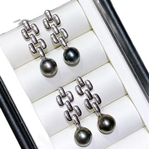 Pendientes de Araña de Oro de 14K con Borla Larga, Perla de Agua Dulce Natural, Estilo Barroco Retro, Moda de Alta Gama, Temperamento Retro - Product Image 5