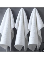 Serviette de bain de luxe 100% coton 70x140 cm, blanche unie, super absorbante, écologique, séchage rapide, douce pour la peau, 600 GSM, tissée, qualité hôtelière