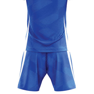 Uniformes de Fútbol para Equipos en Azul, Tallas para Hombres, Mujeres y Jóvenes, Ropa Deportiva Ligera de Secado Rápido para Entrenamiento, Venta al Por Mayor para Hombres - Product Image 5