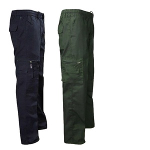 Pantalones casuales de Bolsillo grande verde de calidad superior para hombre Mejor logotipo personalizado sin mangas - Product Image 1