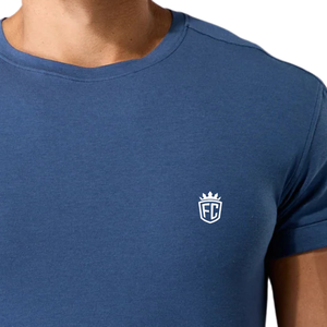 Camiseta Deportiva de Manga Corta para Hombre, Corte Ajustado, para Gimnasio, Entrenamiento, Algodón Suave y Elástico, Suministro al por Mayor OEM - Product Image 2