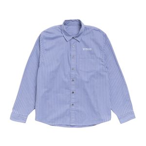 Chemise standard pour homme, manches longues, décontractée, boutonnée, coupe classique, mélange de coton, formelle, pour le bureau, vêtements de travail - Product Image 1