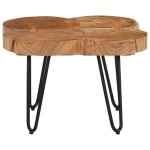 Petite table basse en bois d'acacia massif, durable, polyvalente et élégante - Product Image 2